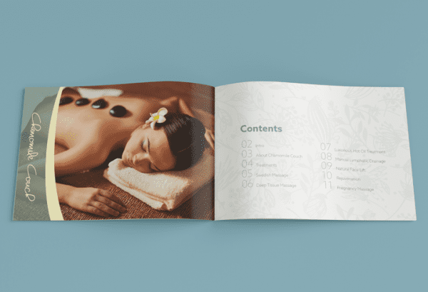 Chamomile Couch booklet